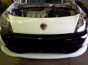 front bumper compressed